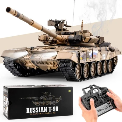 Радиоуправляемый танк Heng Long Т-90 S version V7.0 масштаб 1:16 RTR 2.4G - 3938-1Upg V7.0 HL-3938-1-S-V7