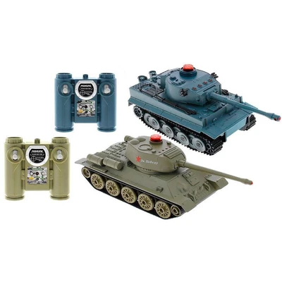 Радиоуправляемый танковый бой Huan Qi Т34 и Tiger масштаб 1:32 2.4G - HQ555 HQ555