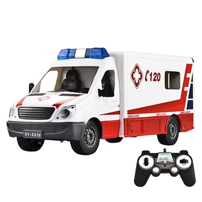 Радиоуправляемая машина - скорая помощь Double E 1:18 2.4G - E670-003 E670-003