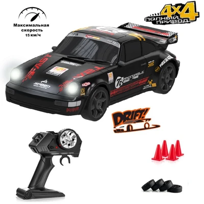 Радиоуправляемая машина для дрифта Porsche 911 GT RS 4WD 1:24 - 757-4WD33C 757-4WD33C