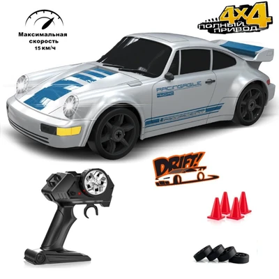 Радиоуправляемая машина для дрифта Porsche 911 GT RS 4WD 1:24 - 757-4WD33A 757-4WD33A