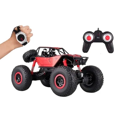 Радиоуправляемый красный краулер MZ 4WD 1:10 (48 см, пульт+часы) - MZ-YY2025-RED MZ-YY2025-RED
