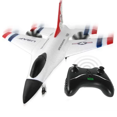 Радиоуправляемый самолет для начинающих F16 FIGHTER 2.4G - FX823 FX823