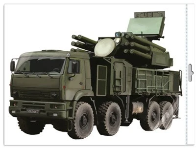 *Ф-15674 ПЛАКАТ ВЫРУБНОЙ А3+ В ПАКЕТЕ. Военная техника. Панцирь-С1 (двухсторонний, в индивидуальной упаковке, с европодвесом и клеевым клапаном) - группа Военная техника 1593591761