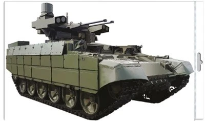 *Ф-15586 ПЛАКАТ ВЫРУБНОЙ А3 В ПАКЕТЕ. Военная техника. БМПТ Терминатор (двухсторонний, в индивидуальной упаковке, с европодвесом и клеевым клапаном) - группа Военная техника 1808468934