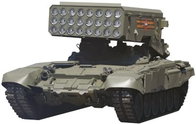 Ф-15656 Плакат вырубной А3+. Военная техника. ТОС-1А Солнцепек. Двухсторонний - группа Военная техника 1511747923
