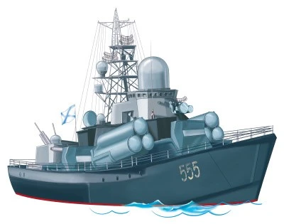ФМ1-15499 Плакат вырубной А4+. Корабль. Двухсторонний 1958416823