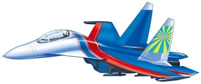 М-15502 Вырубная фигурка. Самолет (двухсторонняя) 172828154