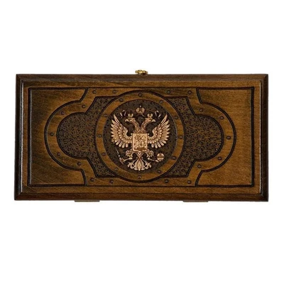 Нарды резные "Герб РФ 3" 30, Mirzoyan 474998217