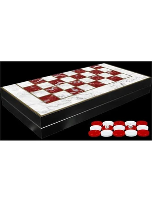 Нарды Красный Мрамор XXL, Турция, Yenigun 1576676722
