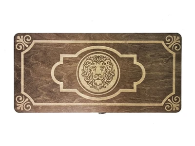 Нарды Марс "Лев 2" малые (деревянные, 40 см, Россия), Partida 1447621677