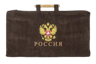 Чехол замшевый "Россия" для больших нард, Haleyan 1311655587