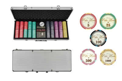 Набор для покера Valentino Poker Room Ceramic на 500 фишек 694458739