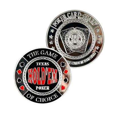 Карт-протектор Card Guard "TEXAS HOLD'EM POKER (SILVER)" 1516705219