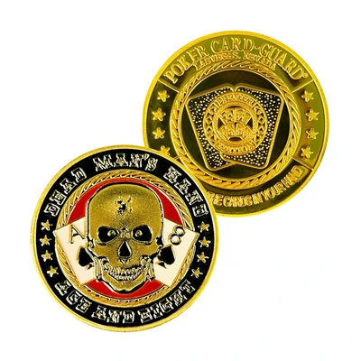 Карт-протектор Card Guard "Dead man's hand (gold)" 1537087305