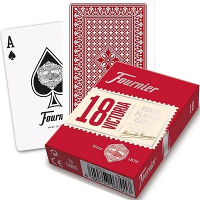 Карты "Fournier no 18 (2 standard index) red" 453750492