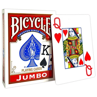 Карты "Bicycle Rider Back International Jumbo Index Red" 264518404