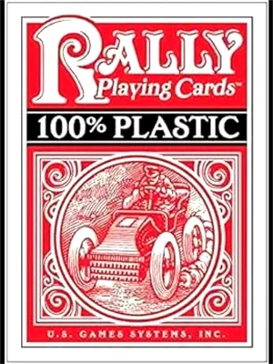 Карты "100% Plastic Rally Playing Сards red" 1724258033