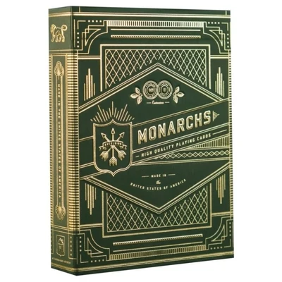 Карты "Theory11 Green Monarchs" 1562477041