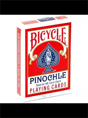 Карты "Bicycle Pinochle Red" 1589426713
