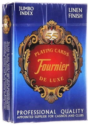 Карты Fournier no 818 g - linen finish blue 1219284774