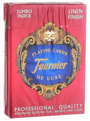 Карты Fournier no 818 g - linen finish red 860111484