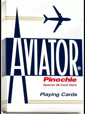 Карты "Aviator pinochle blue" 147461083