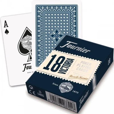Карты "Fournier no 18 (2 standard index) blue" 130672527