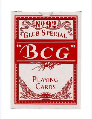 Карты для покера "BCG RED" 1958295124