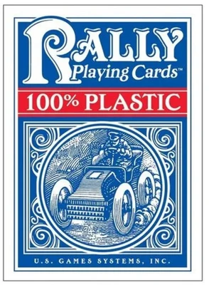 Карты "100% Plastic Rally Playing Сards blue" 1358553355