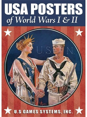Карты "USA Posters of World Wars I and II Poker Deck" 440434354