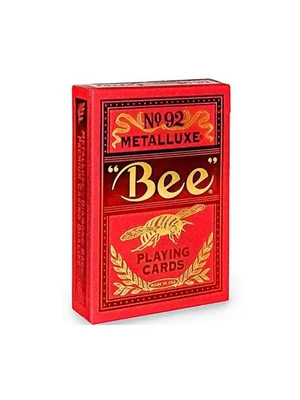 Карты "Bee Metalluxe Red" 85457653