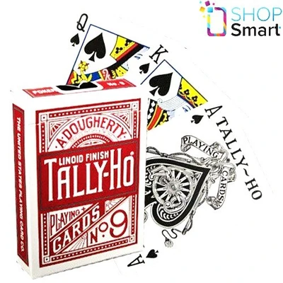 Карты "Tally-Ho Standard Index red/blue Fan" 266429940