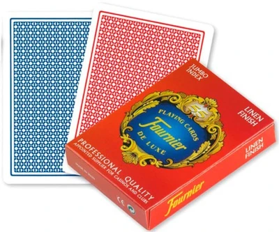 Карты Fournier no 818 g - linen finish red/blue 1359226750