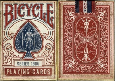 Карты "Ellusionist 1900 Playing Cards Red" 611827174