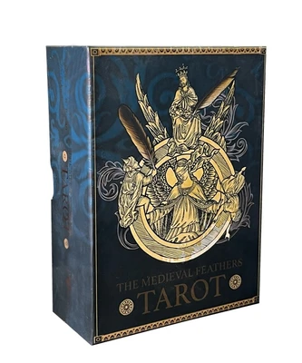 Карты Таро "The Medieval Feathers Tarot" Blue Angel / Средневековое таро "Перья" 824581474