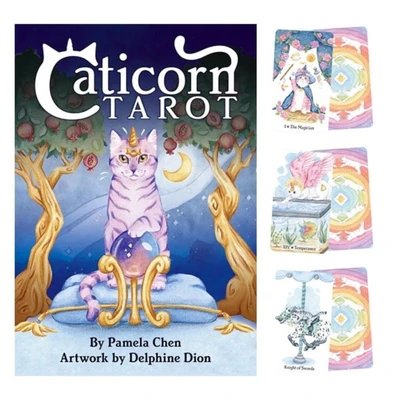 Карты Таро "Caticorn Tarot Cards" US Games / Карты Таро Катикорна 2116252859
