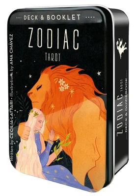 Карты Таро "Zodiac Tarot in a tin" US Games / Зодиакальные таро в жестяной банке 491129989