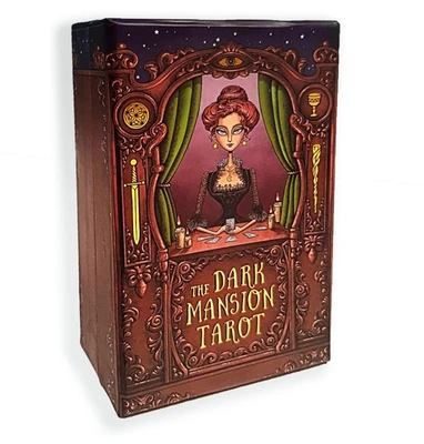 Карты Таро The Dark Mansion Tarot deck 12cm Version 3rd, Taroteca / Темный Особняк, 12 см, черный ср 1403525672