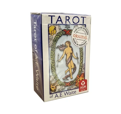 Карты Таро "A.E.Waite Tarot Blue Edition-Pocket" AGM Urania / Таро А.Э. Уэйта карманный размер 1488562515