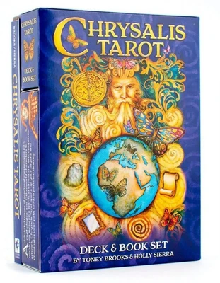 Карты Таро "Chrysalis Tarot Deck Book Set" US Games / Набор книг и колода Хризалис 1646405962