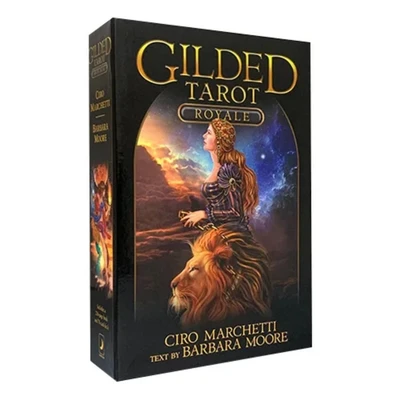 Карты таро "Gilded Tarot Royale Book & Deck" Llewellyn / Позолоченная Королевская Колода 907764732