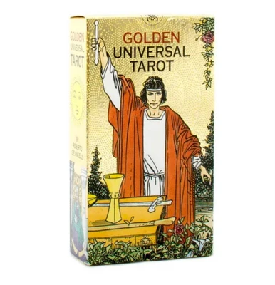 Карты Таро "De Angelis Golden Universal Tarot" Lo Scarabeo / Золотое Универсальное Таро 2000364092
