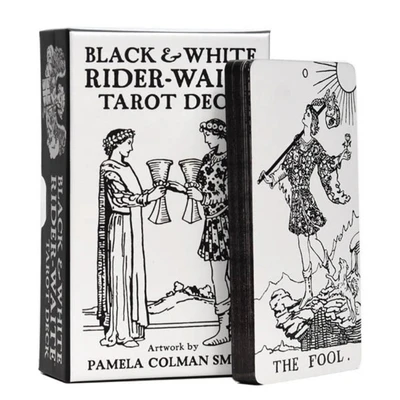 Карты Таро "Black & White Rider-Waite® Tarot Deck" US Games / Колода Таро «Черный и Белый Райдер- 185887616