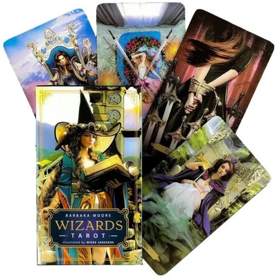 Карты Таро "Barbara Moore Wizards Tarot Card" Reprint / Таро Волшебников от Барбары Мур TAROMANIA 304636243