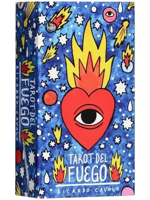 Карты Таро "Fournier Ricardo Cavolo Tarot Del Fuego" Reprint / Колода Пламени TAROMANIA 1777443280
