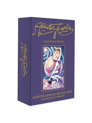 Карты Таро "Aleister Crowely Deluxe Tarot: Gilded Deck & Book" US Games / Алистер Кроули Делюкс Таро 1179553498