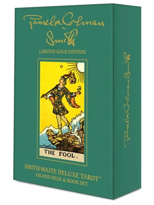Карты Таро "Smith-Waite Deluxe Tarot: Gilden Deck & Book Set" US Games / Памела Колман Смит: Смит-Уэ 2057883660
