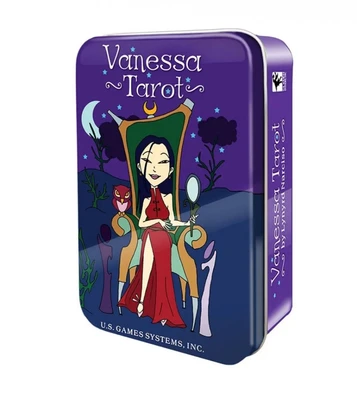 Карты Таро "Vanessa Tarot In a Tin" US Games / Колода Ванессы в жестяной банке 1550093385