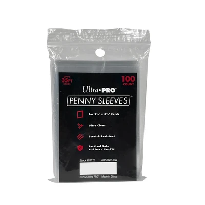 Ultra PRO 2.5" x 3.5" Soft Trading Card Penny Sleeves 100 Pcs/pack 1830682774